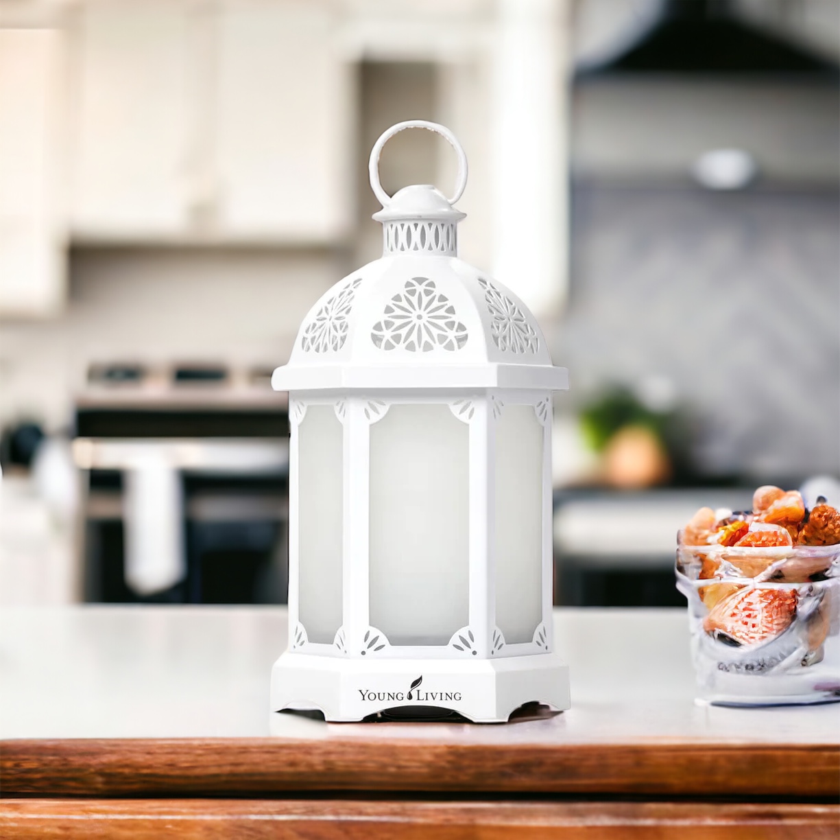 Young Living aróma difúzer Lucerna biely + lavender a peppermint 2x5ml