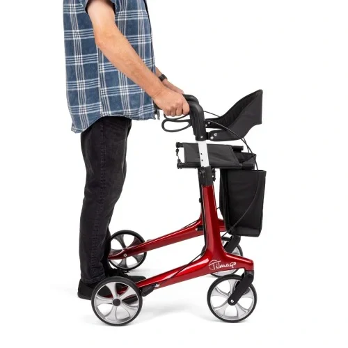Karbónové chodítko FUTURO červené, 5,3 kg, nosnosť 150 kg