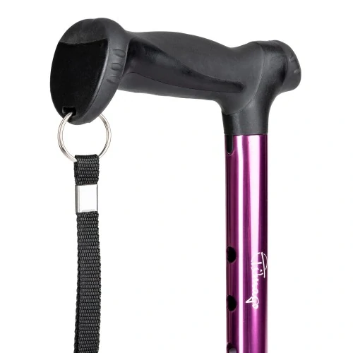 Vychádzková skladacia palica PRIMETIM ružová