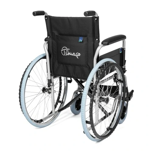 Invalidný vozík BASIC H011 – oceľový, 48 cm