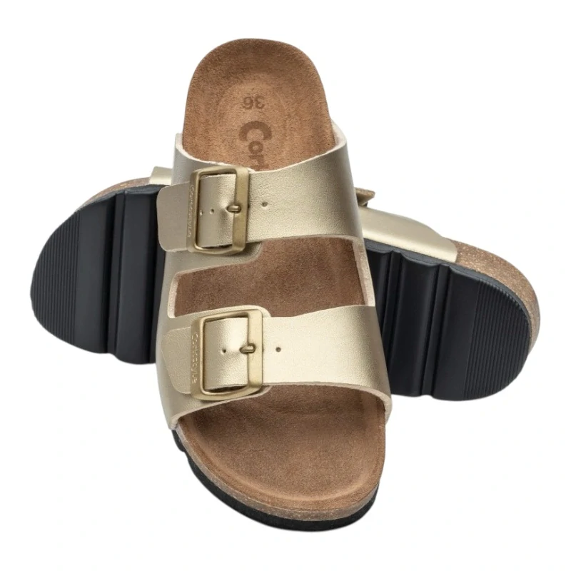 Sandále ortopedické č.40 Corkstyle AURA GOLD
