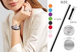 Aroma difúzny náramok Sunflower dvojitý kožený remienok