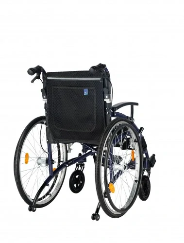 Timago ľahký invalidný vozík EXCLUSIVE-TIM LIGHT, šírka 46cm, modrý, pevné kolesá