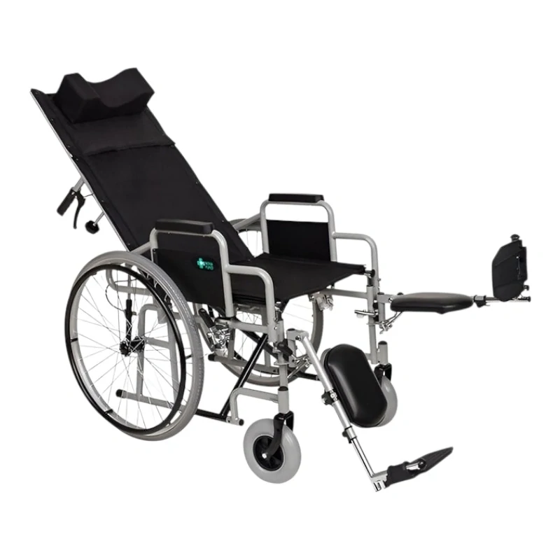 REHAFUND polohovateľný invalidný vozík YJ-011JA, 48cm, čierny 