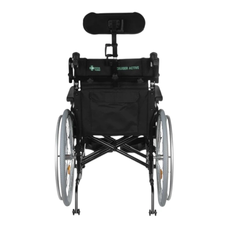 Invalidný vozík s opierkou hlavy RF-3 Cruiser Active Z, 48cm čierny