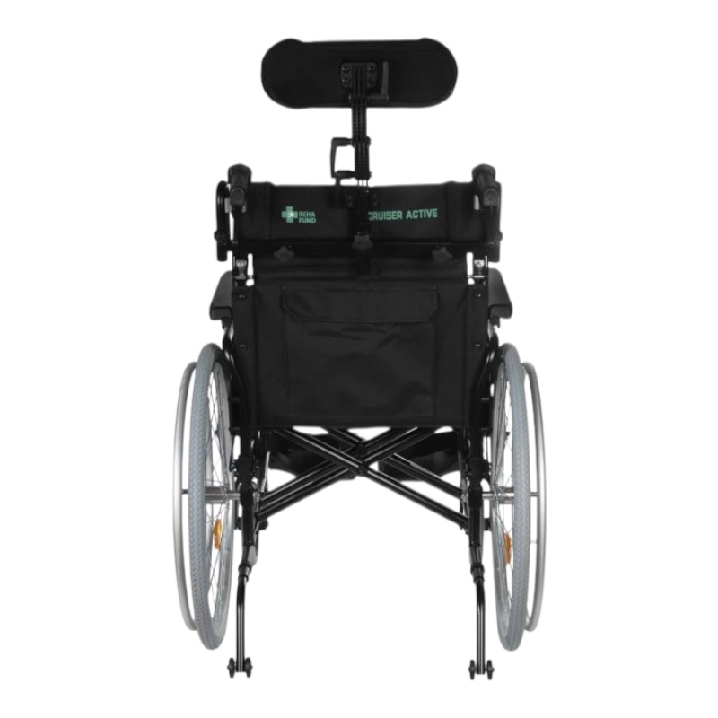 Invalidný vozík s opierkou hlavy RF-3 Cruiser Active Z, 51cm čierny