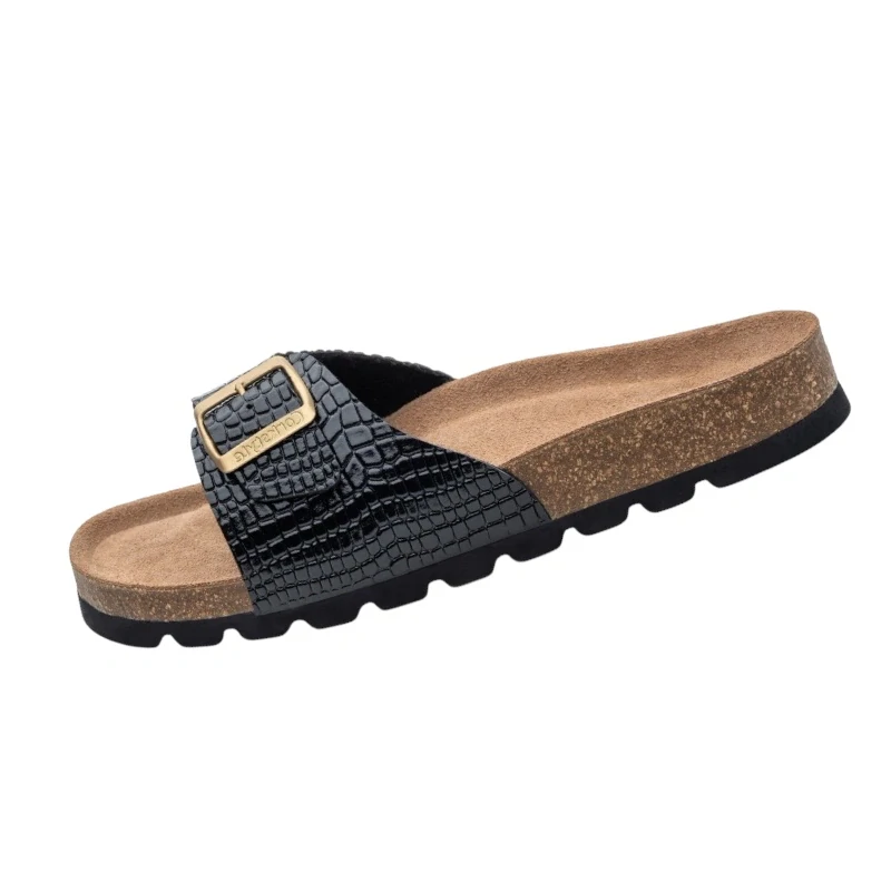 Sandále ortopedické č.38 Corkstyle PARIS BLACK