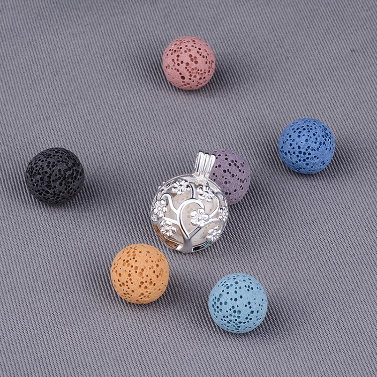 Aroma difúzny náhrdelník Harmony Flower s lávovými kameňmi