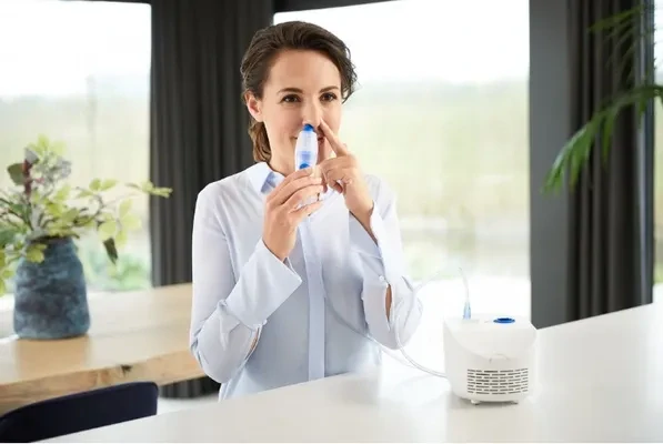 Inhalátor s nosovou sprchou OMRON C102 Total