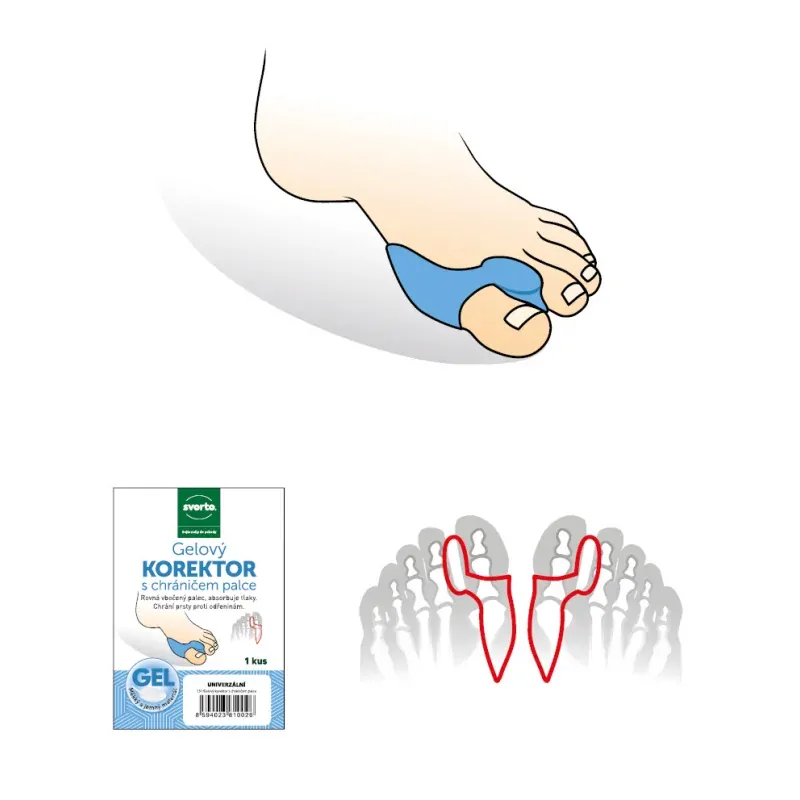 Svorto gélový korektor s chráničom palca
