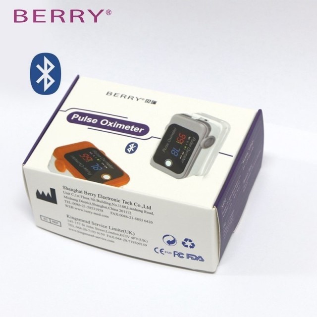 Pulzný oximeter Bluetooth BERRY BM1000C