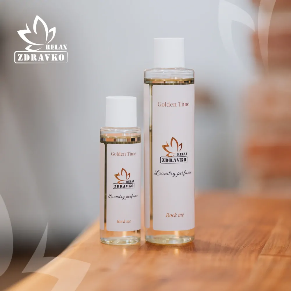 Zdravko Relax - Golden time parfém na pranie 100ml (20 pracích dávok)