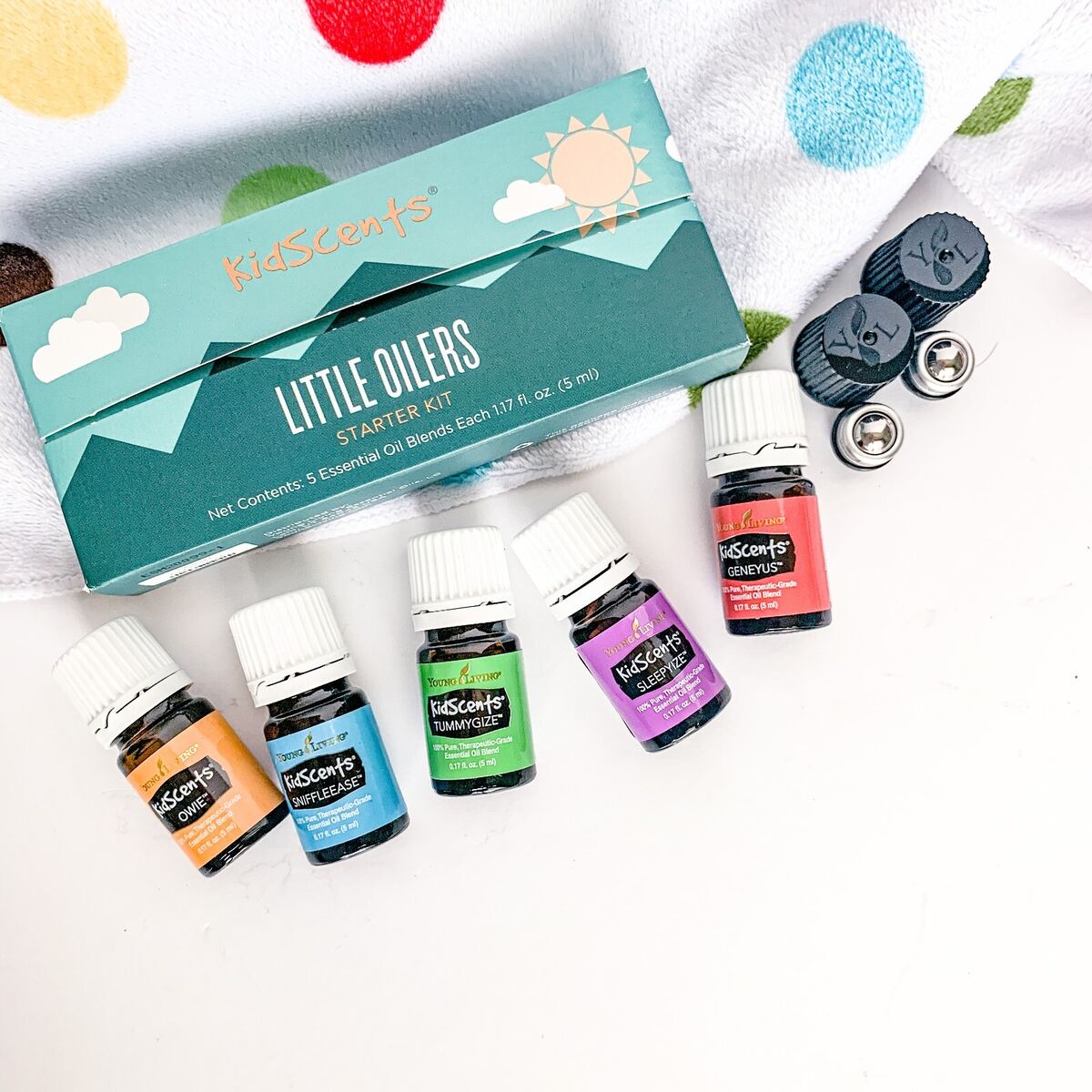 Young Living Prémiová sada esenciálnych olejov pre deti s difuzérom Šteniatko Sprout 5x5ml