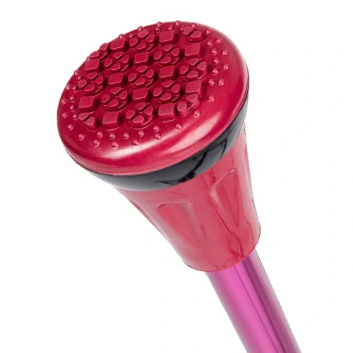 Vychádzková skladacia palica PRIMETIM ružová