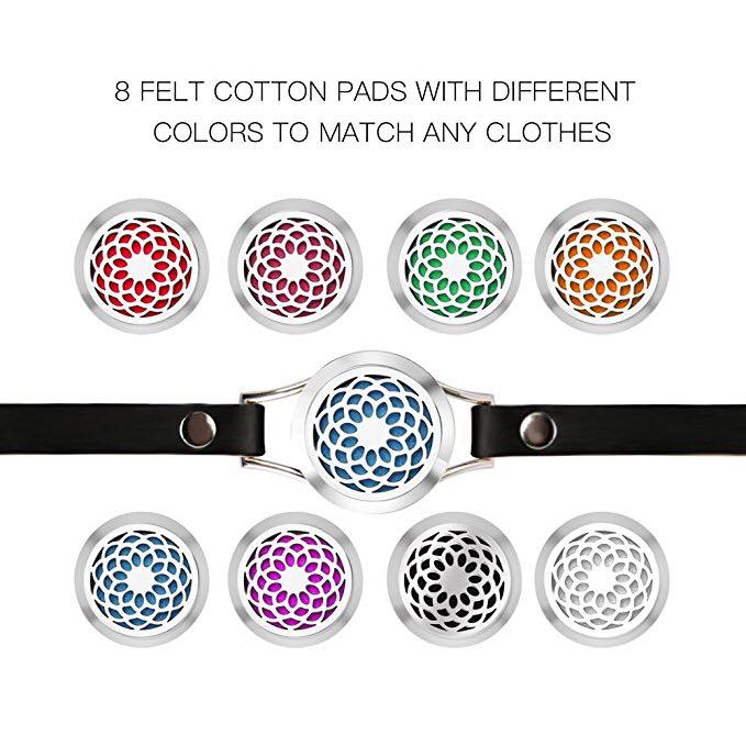 Aroma difúzny náramok Sunflower dvojitý kožený remienok