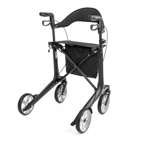 Karbónové chodítko FUTURO čierne, 5,3 kg, nosnosť 150 kg