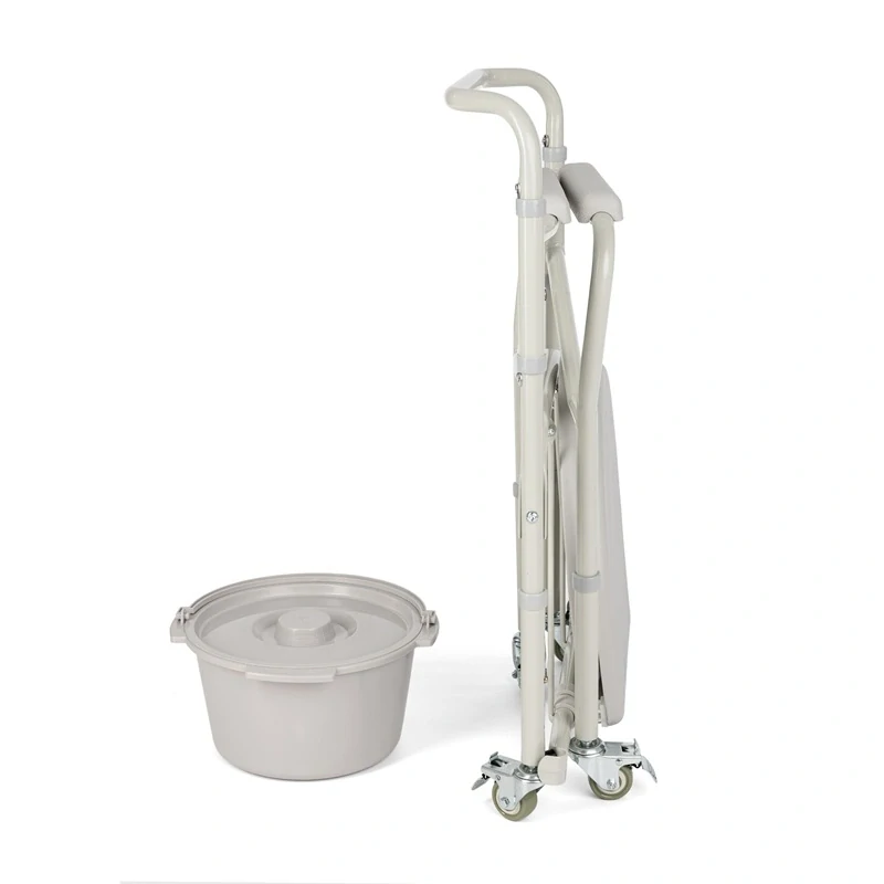 Timago toaletné kreslo s kolieskami TGR-R KT 023C