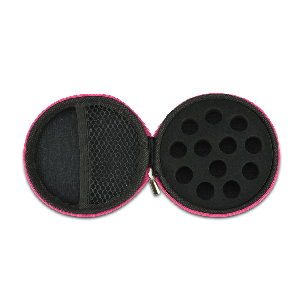 Púzdro na esenciálne oleje 12 x 2 ml čierne