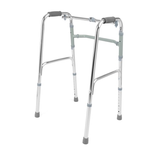 Chodítko pevné kĺbové skladacie FS 913L strieborná