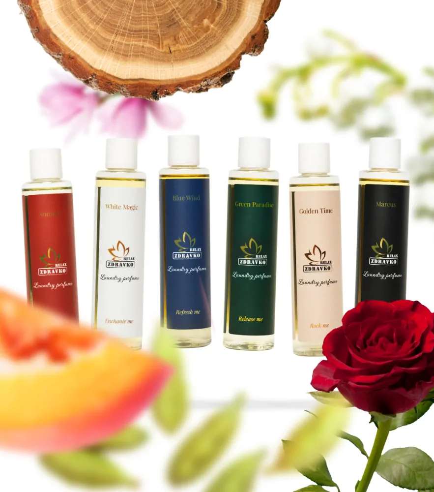 Zdravko Relax - parfémy na pranie 6x100 ml darčekové balenie