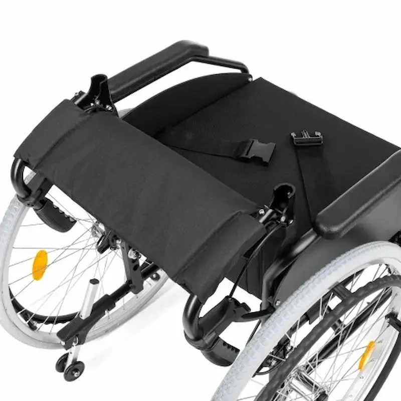 Timago EVERYDAY-TIM T101 odľahčený invalidný vozík šírka 48cm, čierny, pevné kolesá