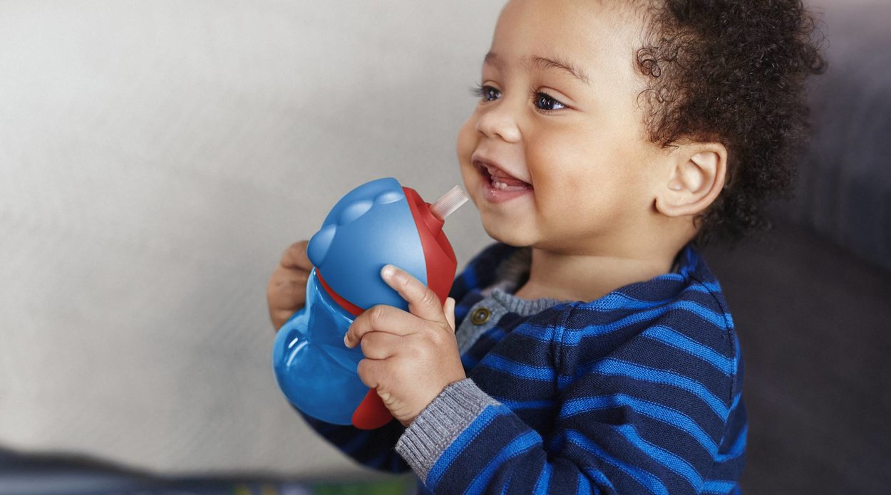 Avent hrnček 200ml s ohn.slamkou Bendy chlapec