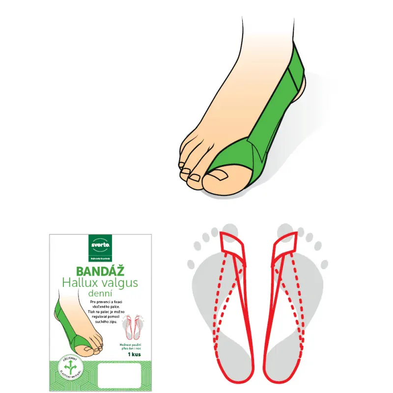 Svorto bandáž Hallux Valgus denná
