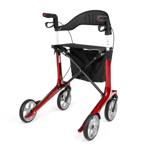 Karbónové chodítko FUTURO červené, 5,3 kg, nosnosť 150 kg