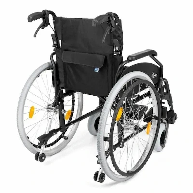 Timago EVERYDAY-TIM T101 odľahčený invalidný vozík šírka 43cm, čierny, pevné kolesá