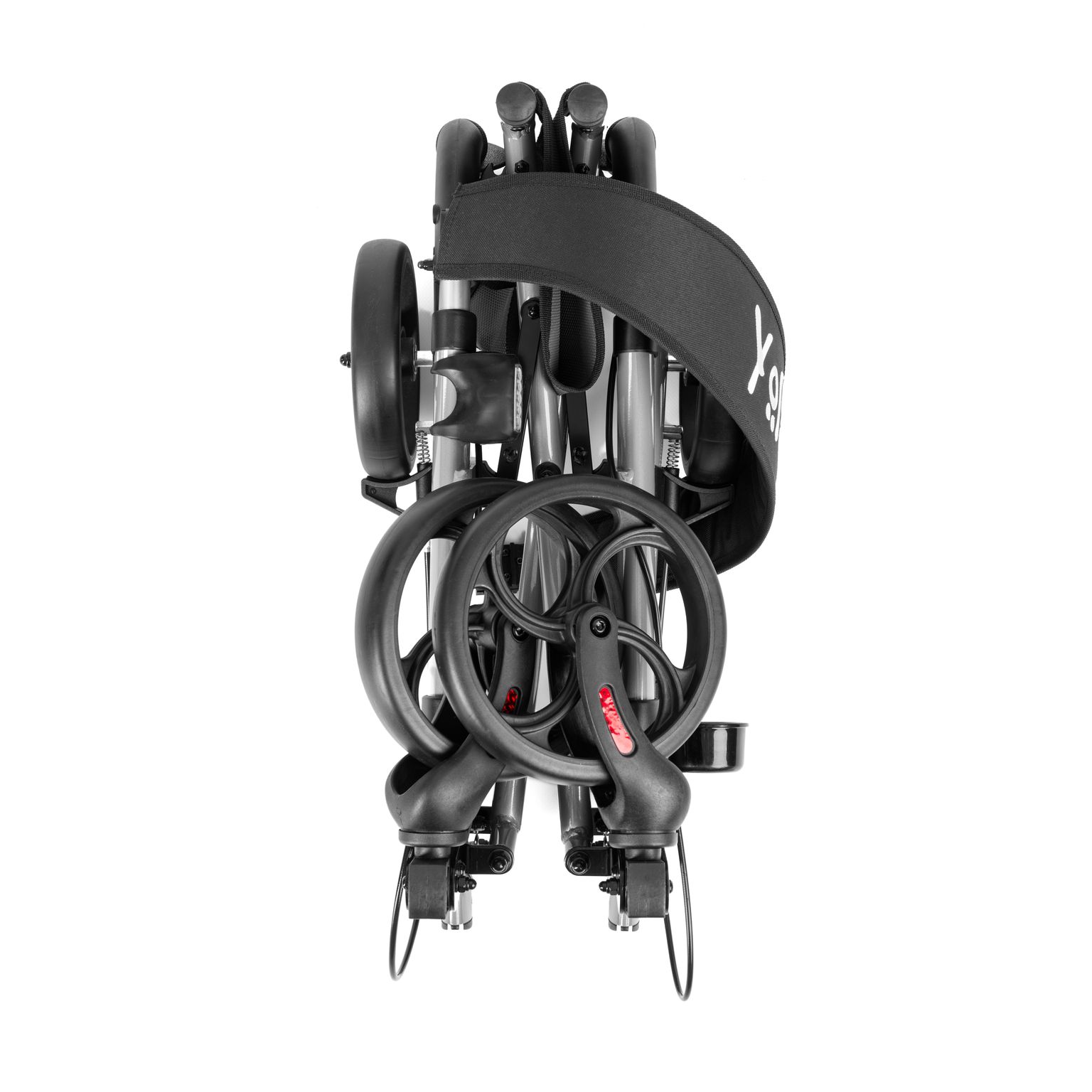 Chodítko štvorkolesové skladacie YOLA RA883 sivé