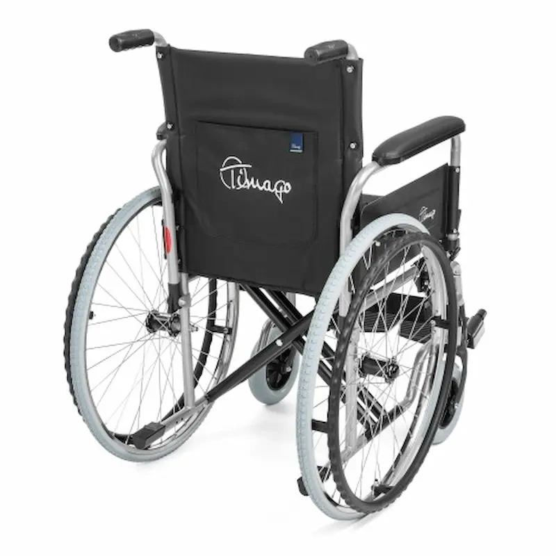 Invalidný vozík CLASSIC H011 – oceľový, 51 cm
