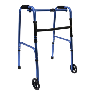 Ľahké chodítko pre seniorov do bytu modré REHAFUND RF-131