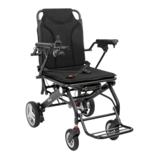 Ultraľahký elektrický invalidný vozík SMART-TIM, čierny