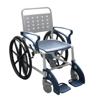 Toaletný a sprchovací vozík 3v1 SANI-TIM – pojazdný, do 120 kg