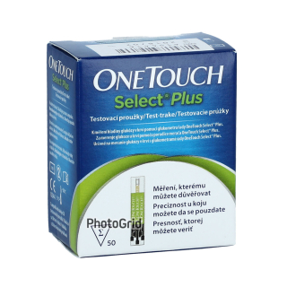 Prúžky testovacie ONE TOUCH select plus 50 ks
