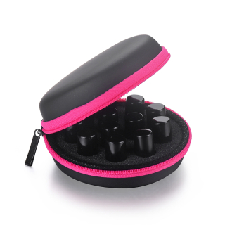 Púzdro na esenciálne oleje 12 x 2 ml čierne