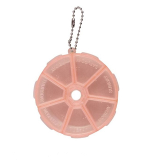 Dávkovač liekov týždenný 7 dielny okrúhly