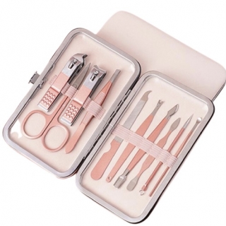 Manikúrny set dámsky 10 dielny bežová