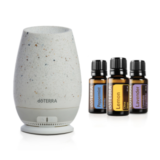 DoTERRA Roam difúzer + DoTERRA Trio esenciálnych olejov 3x5ml