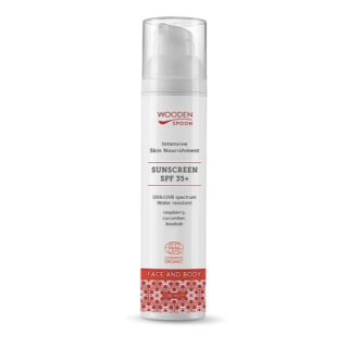 Opaľovacie mlieko na telo a tvár SPF 35+ WoodenSpoon 100 ml