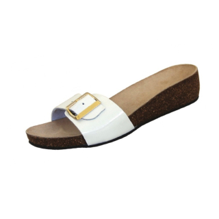 Sandále ortopedické č.35 T84 PROTETIKA biele lakované