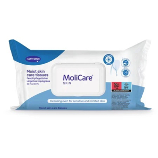 MoliCare Skin vlhké ošetrujúce obrúsky 50ks