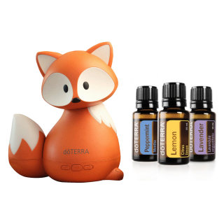 doTERRA Fox difuzér + doTERRA Trio esenciálnych olejov 3x5 ml