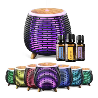 Zdravko Relax difúzer Breeze čierny + Doterra trio esenciálnych olejov 3x5ml