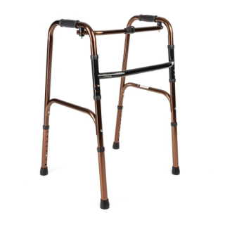 Chodítko pevné kĺbové skladacie FS 913LBR hnedá metalíza