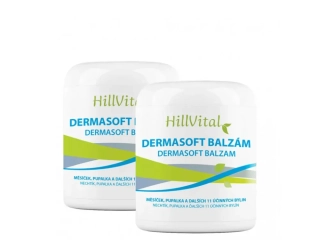 Hillvital Dermasoft balzam dvojbalenie 2x250 ml na zmiernenie ekzému