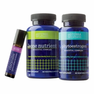 DoTerra balíček pre ženské zdravie - (Phytoestrogen, Bone Nutrient, ClaryCalm) - 3 ks