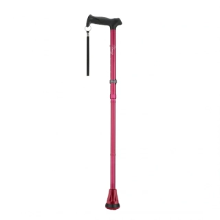 Vychádzková skladacia palica PRIMETIM ružová
