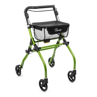 Interiérové štvorkolesové chodítko PEDRO, hliníkové