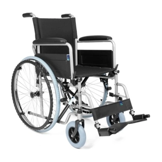 Invalidný vozík BASIC H011 – oceľový, 48 cm